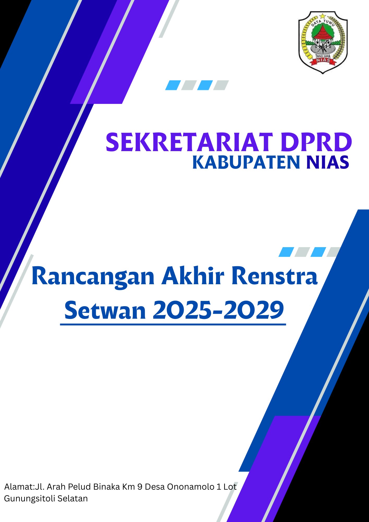 Renstra Sekretariat DPRD Kabupaten Nias 2025-2029